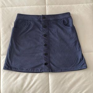 Express Faux-Suede Mini Skirt